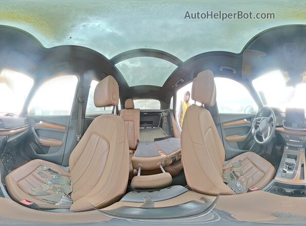 WA1AAAFY8M2132755 2021 AUDI Q5 Белый Вид наклейки с VIN-кодом