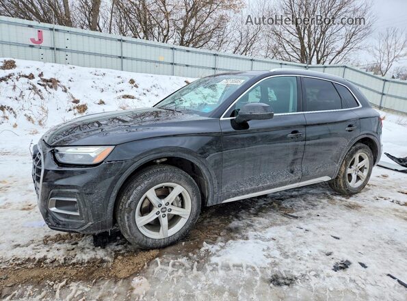 WA1AAAFY9M2074333 2021 AUDI Q5 Black Front left