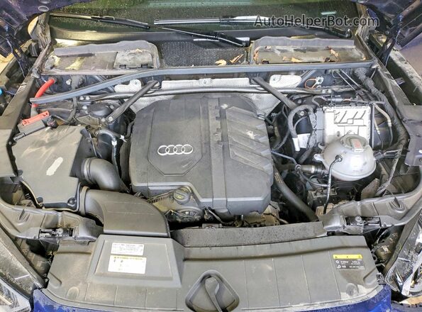 WA1AAAFYXR2019770 2024 AUDI Q5 Blue Widok wnętrza z tyłu