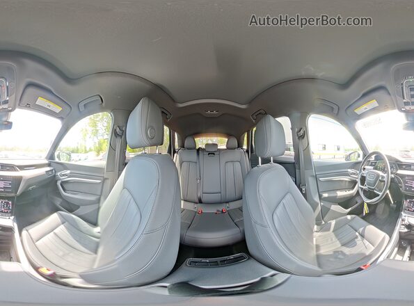 WA1AAAGE2PB024950 2023 AUDI E-TRON White Панорамний вид салону 360°