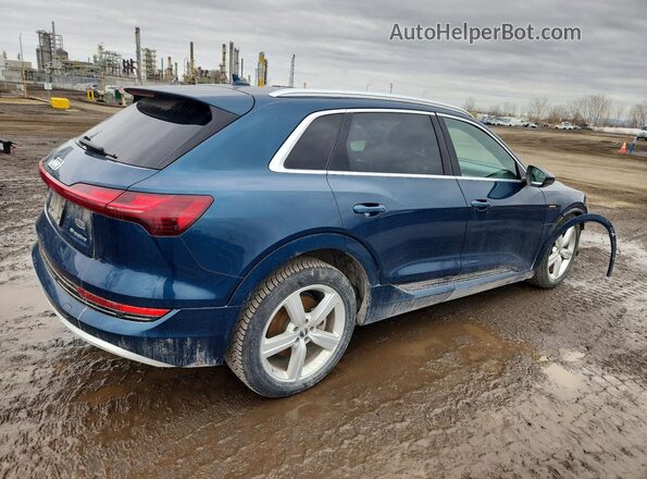 WA1AAAGE6KB011756 2019 AUDI E-TRON Синий Задняя правая четверть