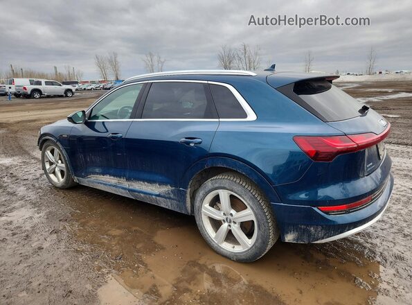 WA1AAAGE6KB011756 2019 AUDI E-TRON Синий Задняя левая четверть