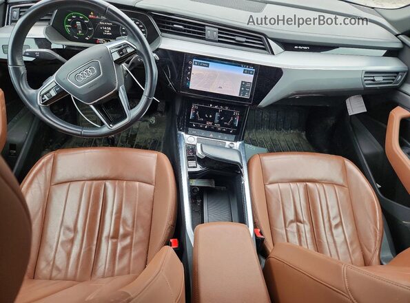 WA1AAAGE6KB011756 2019 AUDI E-TRON Синий Вид панели приборов