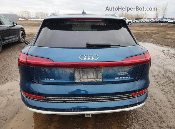 WA1AAAGE6KB011756 2019 AUDI E-TRON Синий Вид сзади