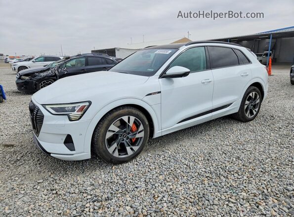 WA1AAAGE8MB038556 2021 AUDI E-TRON White წინა მარცხენა ხედი სამი მეოთხედიდან