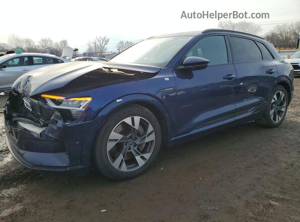WA1AAAGE9NB009732 2022 AUDI E-TRON Blue Przód lewy