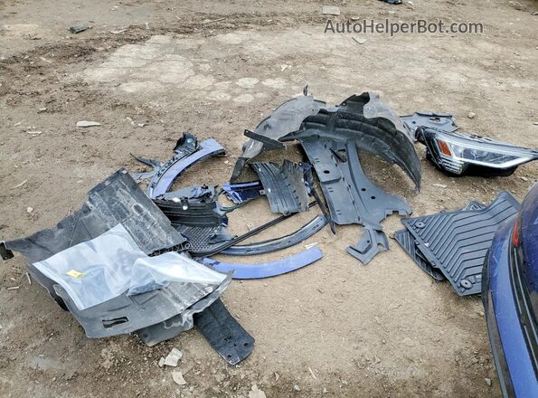 WA1AAAGE9NB031598 2022 AUDI E-TRON Синий Вид наклейки с VIN-кодом