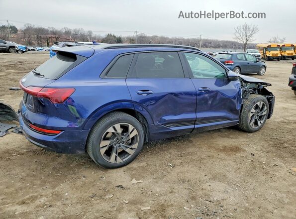 WA1AAAGE9NB031598 2022 AUDI E-TRON Синий Задняя правая четверть