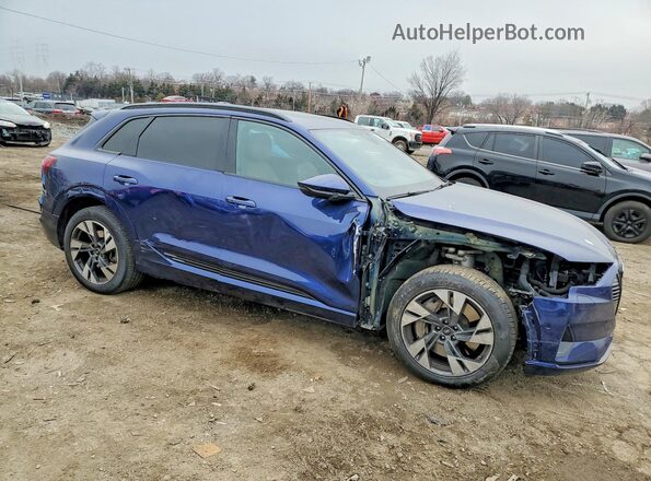 WA1AAAGE9NB031598 2022 AUDI E-TRON Синий Передняя правая четверть
