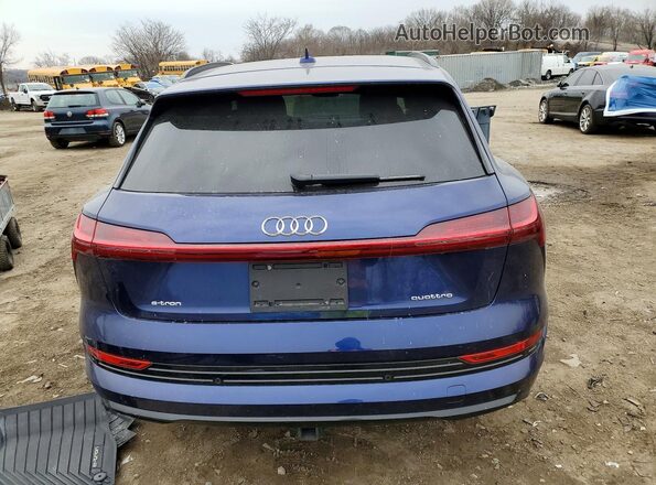 WA1AAAGE9NB031598 2022 AUDI E-TRON Синий Вид сзади