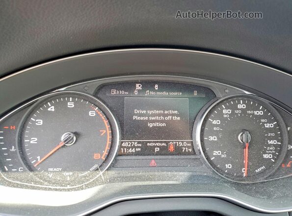 WA1ABAFY4P2080395 2023 AUDI Q5 White Vista del cuadro de instrumentos