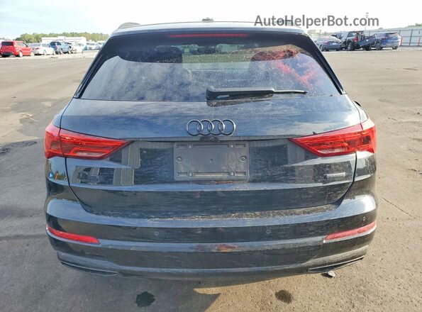 WA1AECF31L1114607 2020 AUDI Q3 Black Вид ззаду