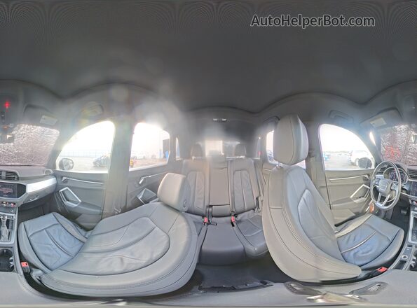 WA1AECF31L1114607 2020 AUDI Q3 Black Панорамний вид салону 360°