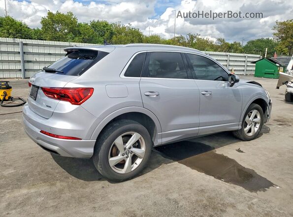 WA1AECF36L1105871 2020 AUDI Q3 Серебряный Задняя правая четверть