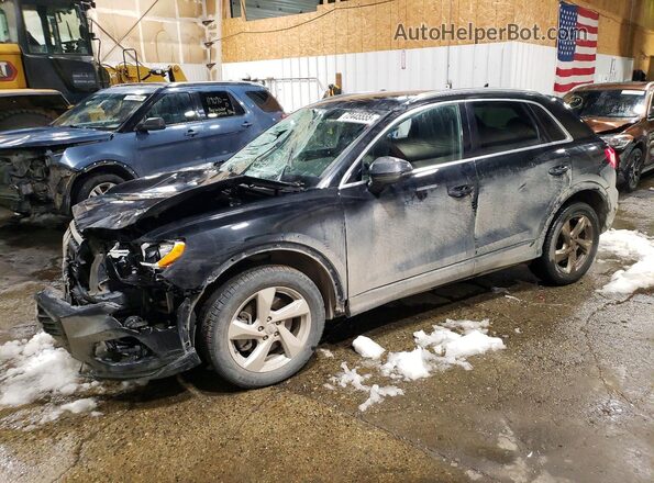 WA1AECF37L1025866 2020 AUDI Q3 Black Vista tres cuartos delantera izquierda