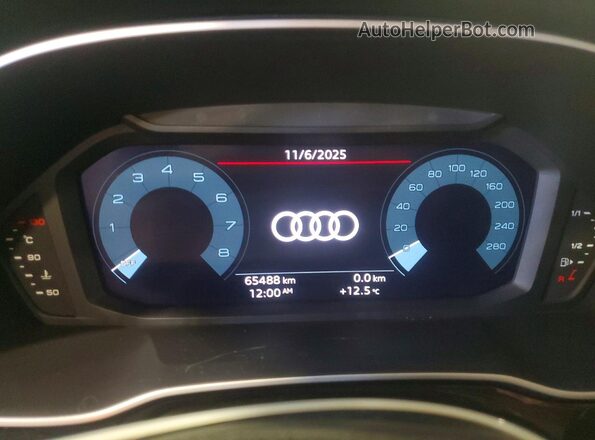 WA1AECF38N1077154 2022 AUDI Q3 Белый Вид щитка приборов