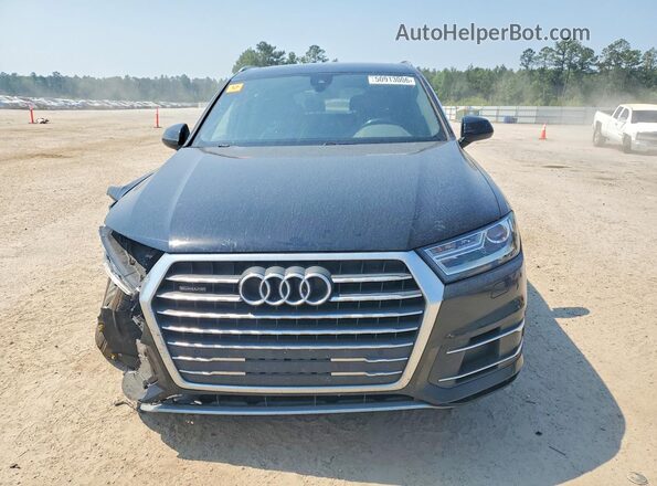WA1AHAF78JD007337 2018 AUDI Q7 Black Front view