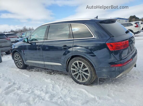 WA1AHAF7XHD038759 2017 AUDI Q7 Синий Задняя левая четверть