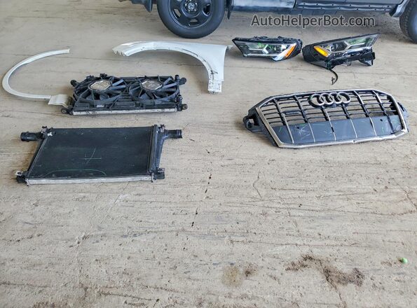 WA1AJAF74MD034298 2021 AUDI Q7 Белый Вид наклейки с VIN-кодом