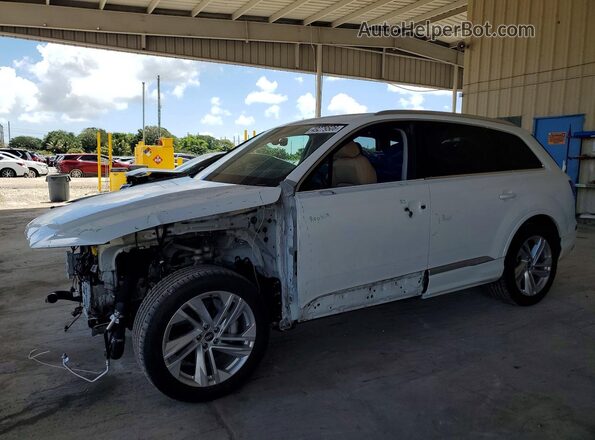 WA1AJAF74MD034298 2021 AUDI Q7 Белый Передняя левая четверть