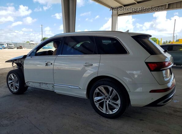 WA1AJAF74MD034298 2021 AUDI Q7 Белый Задняя левая четверть