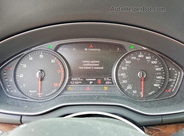 WA1ANAFY2K2045760 2019 AUDI Q5 Черный Вид щитка приборов