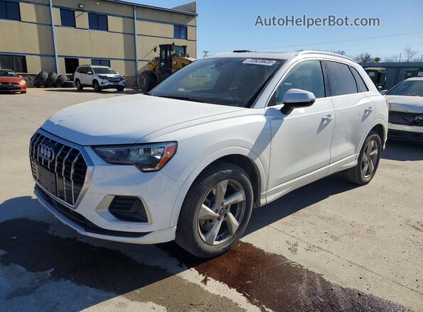 WA1AUCF32M1095960 2021 AUDI Q3 Белый Передняя левая четверть