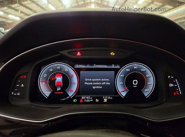 WA1AVAF15MD015646 2021 AUDI Q8 Черный Вид щитка приборов