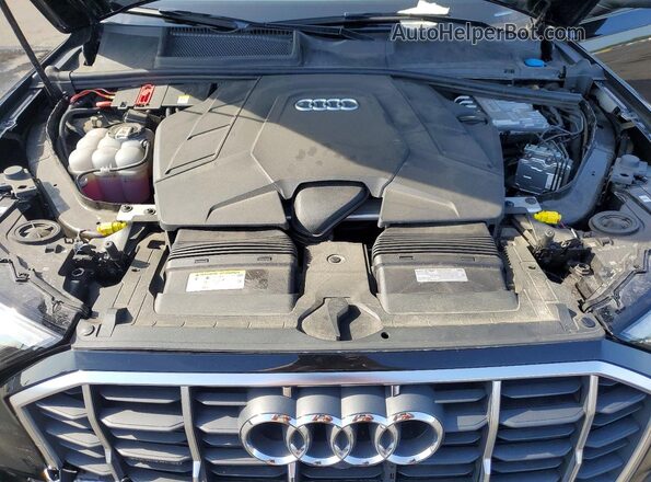 WA1AXBF72ND012970 2022 AUDI Q7 Black Widok komory silnika