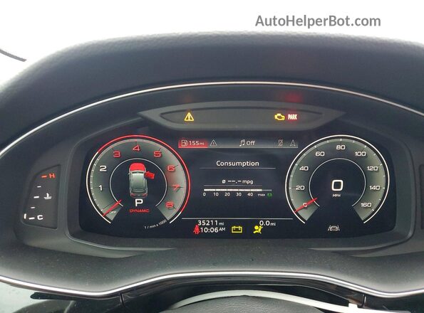 WA1AXBF72ND012970 2022 AUDI Q7 Black Widok zestawu wskaźników