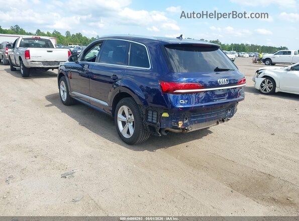 WA1AXBF77ND011068 2022 AUDI Q7 Blue Trasero izquierdo