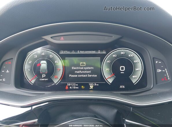 WA1AXBF77ND011068 2022 AUDI Q7 Blue Vista de los asientos traseros