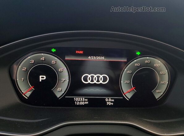 WA1B4AFY0S2035154 2025 AUDI SQ5 Белый Вид щитка приборов