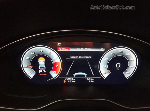 WA1B4AFY5M2041440 2021 AUDI SQ5 Черный Вид щитка приборов
