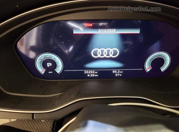 WA1B4AFY7M2009783 2021 AUDI SQ5 White Widok zestawu wskaźników