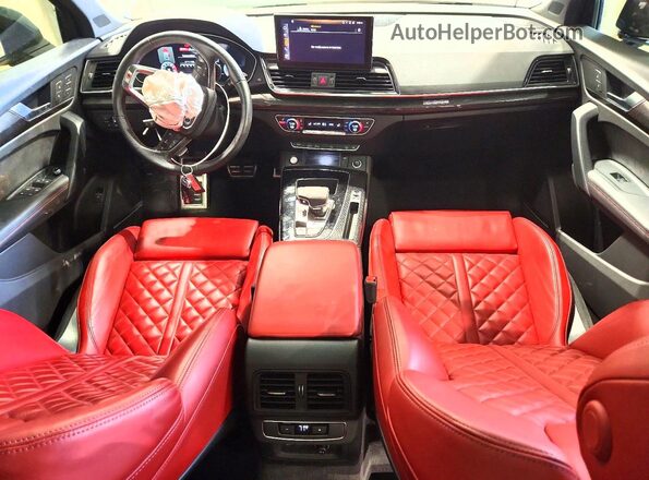 WA1B4AFY7M2009783 2021 AUDI SQ5 White Widok deski rozdzielczej