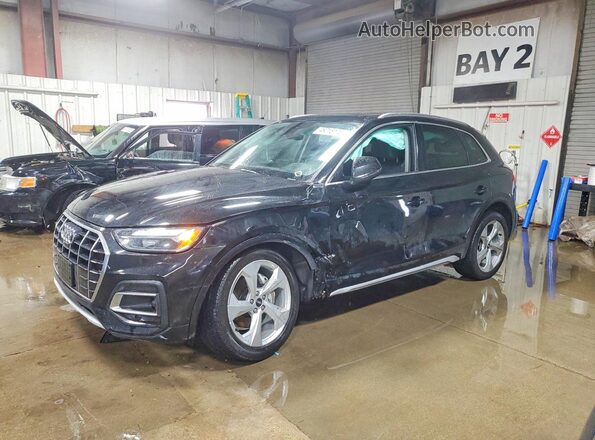 WA1BAAFY2M2005147 2021 AUDI Q5 Черный Передняя левая четверть