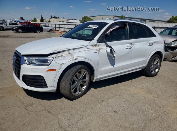WA1BCCFS2JR008697 2018 AUDI Q3 White Vista tres cuartos delantera izquierda