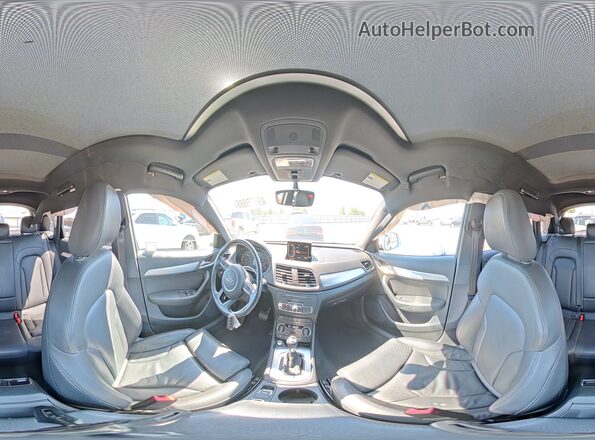 WA1BCCFS2JR008697 2018 AUDI Q3 White Vista de la etiqueta del VIN
