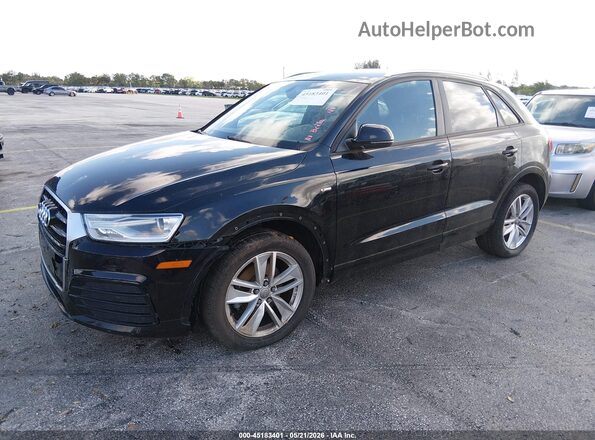WA1BCCFS3JR026593 2018 AUDI Q3 Black Առջևի ձախ երեք քառորդ տեսարան