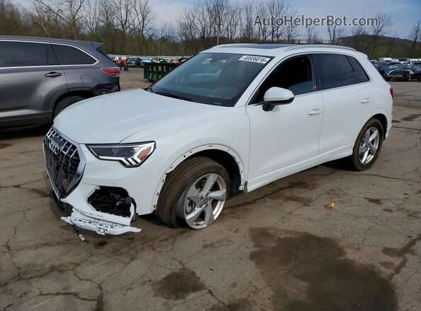 WA1BECF30K1083353 2019 AUDI Q3 White Vista tres cuartos delantera izquierda