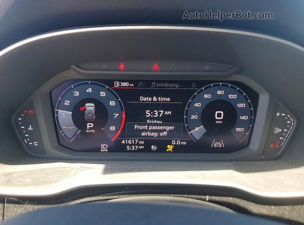 WA1BECF34L1009385 2020 AUDI Q3 Gray Вид щитка приладів