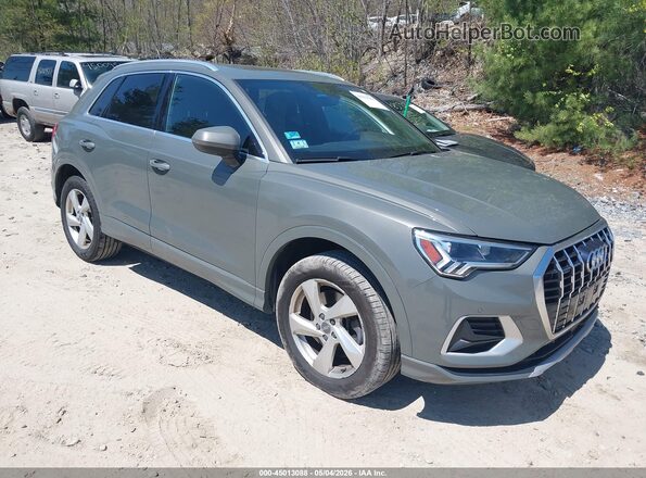 WA1BECF34L1066878 2020 AUDI Q3 Зеленый Передняя правая четверть