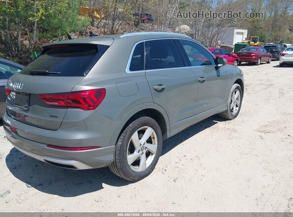 WA1BECF34L1066878 2020 AUDI Q3 Зеленый Задняя правая четверть