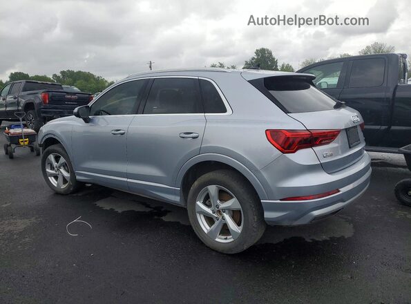 WA1BECF39L1044391 2020 AUDI Q3 Серебряный Задняя левая четверть