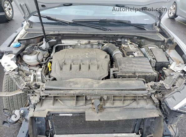 WA1BECF39L1044391 2020 AUDI Q3 Серебряный Вид задней части салона