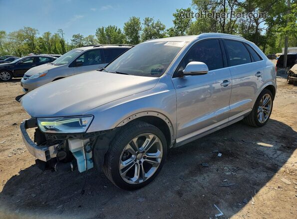 WA1BFCFS3GR016095 2016 AUDI Q3 Серебряный Передняя левая четверть