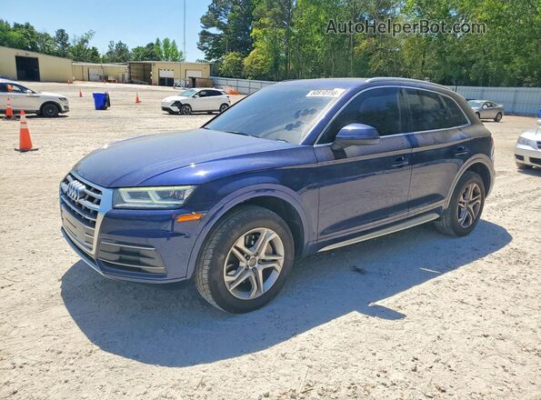 WA1BNAFY5J2024906 2018 AUDI Q5 Blue Przód lewy