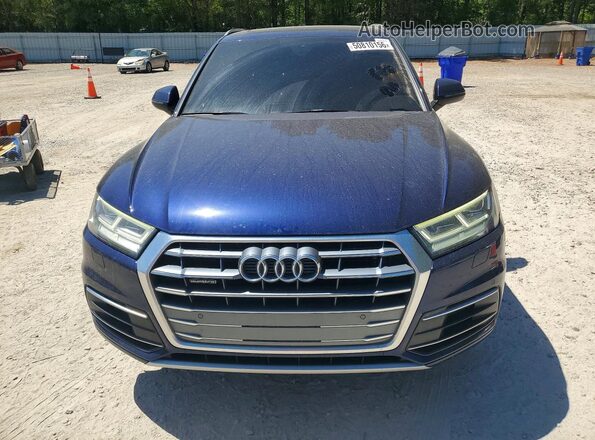 WA1BNAFY5J2024906 2018 AUDI Q5 Blue Widok z przodu
