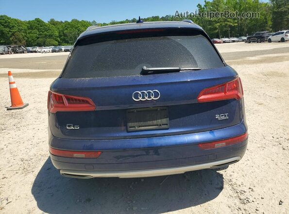 WA1BNAFY5J2024906 2018 AUDI Q5 Blue Widok z tyłu
